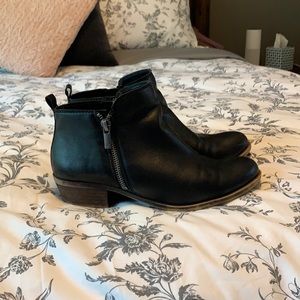 Lucky Basel Leather Flat Bootie